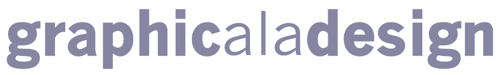 graphic a la design logo on website header