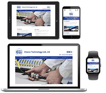 Cleeve Technology United Kingdom Website design