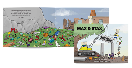 MAX & STAX Something Special is a children’s book featuring two best friends.