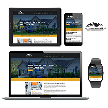 Ontario Contractors Plus Website Design
