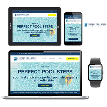 Perfect Pool Steps Responsive Website