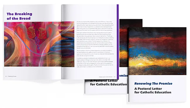 Renewing the Promise, coffee table book editorial design for ICE.